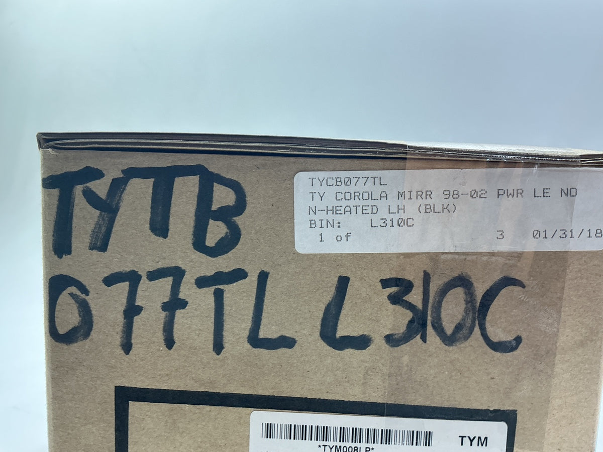 NEW AFTERMARKET TYCB077TL Left Non-heated Mirror For 1998-2002 Toyota Corolla