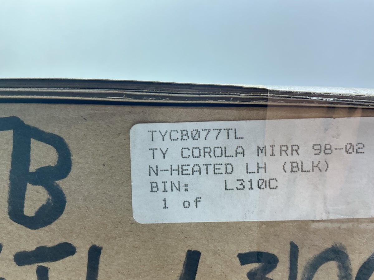 NEW AFTERMARKET TYCB077TL Left Non-heated Mirror For 1998-2002 Toyota Corolla