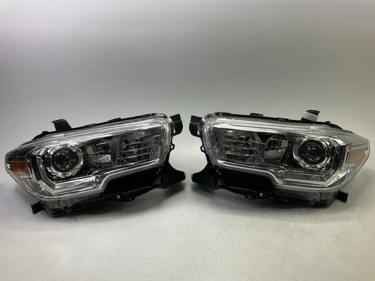 NEW AFTERMARKET TYT5091FA2 Headlight Head Lamps PAIR Set - 16-18 Toyota Tacoma