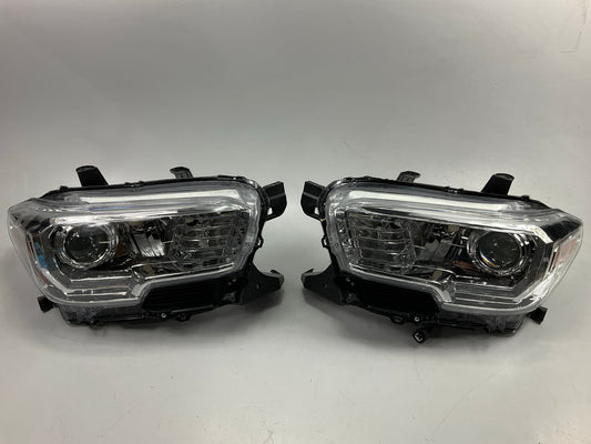 NEW Headlight Lamp Set Halogen Right & Left Headlamp - 2016-2018 Toyota Tacoma