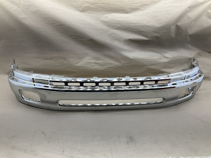NEW TYT9007BC Front Chrome Steel Bumper - 2000-2006 Toyota Tundra W/ Fog L Holes