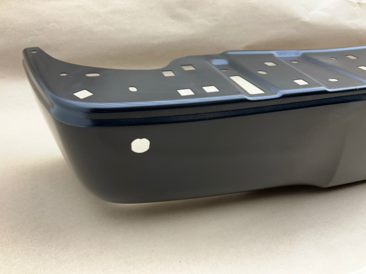 TYT9018FB Rear Steel Bumper Shell - 2007-2014 Toyota Tundra W/ Sensor Holes
