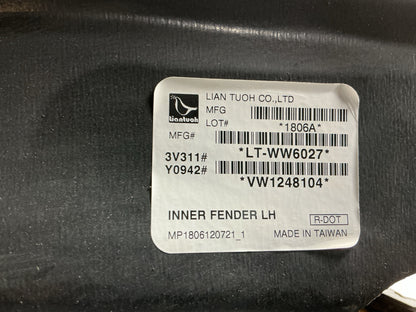NEW AFTERMARKET Front Left Fender Liner For 1998-2006 Volkswagen Beetle