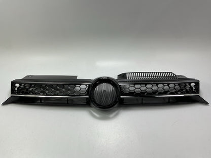 AFTERMARKET Gloss Black & Chrome Front Upper Grille Honeycomb 2010-2014 Golf GTI