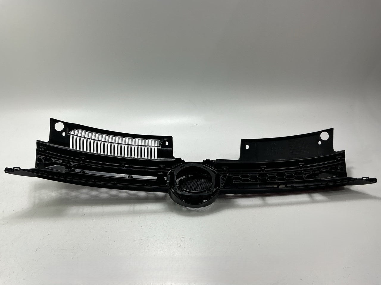 AFTERMARKET Gloss Black & Red Front Upper Grille Honeycomb Mesh 2010-14 Golf GTI