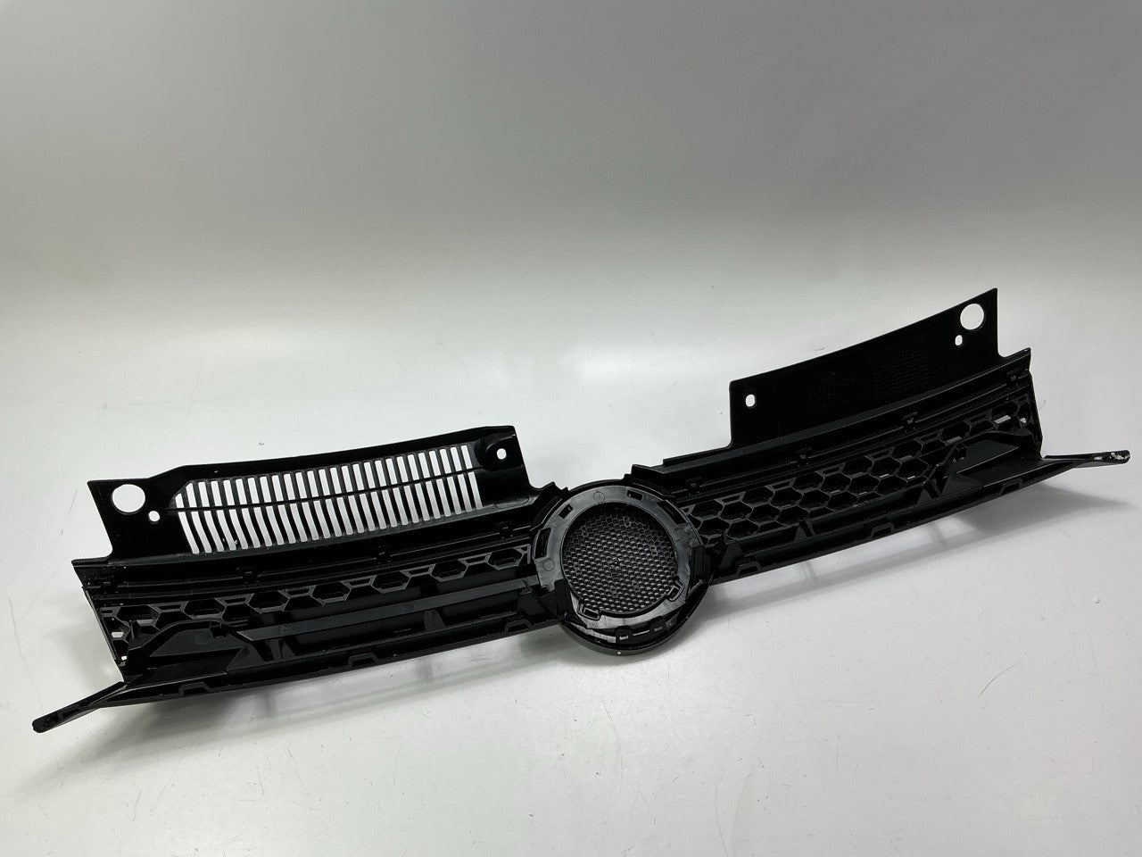 AFTERMARKET Gloss Black & Chrome Front Upper Grille Honeycomb 2010-2014 Golf GTI
