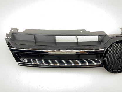 NEW AFTERMARKET Front Bumper Black Upper Grille W/ Chrome Trim - 7P6853651A
