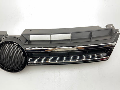 NEW AFTERMARKET Front Bumper Black Upper Grille W/ Chrome Trim - 7P6853651A