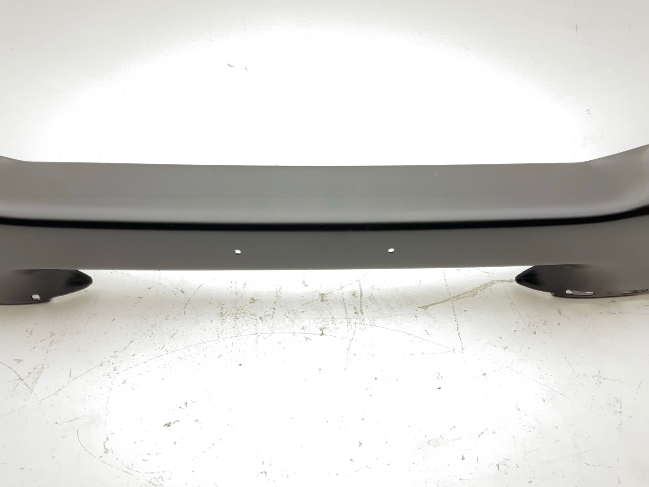 New Front Black Steel Bumper - 1998-2000 Ford Ranger Pickup Truck
