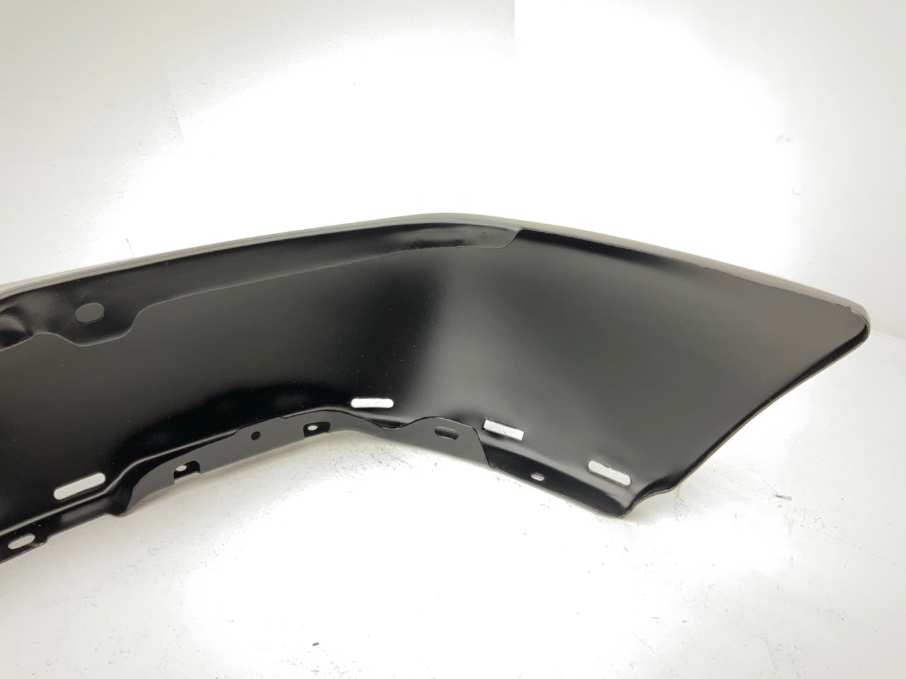 New Front Black Steel Bumper - 1998-2000 Ford Ranger Pickup Truck