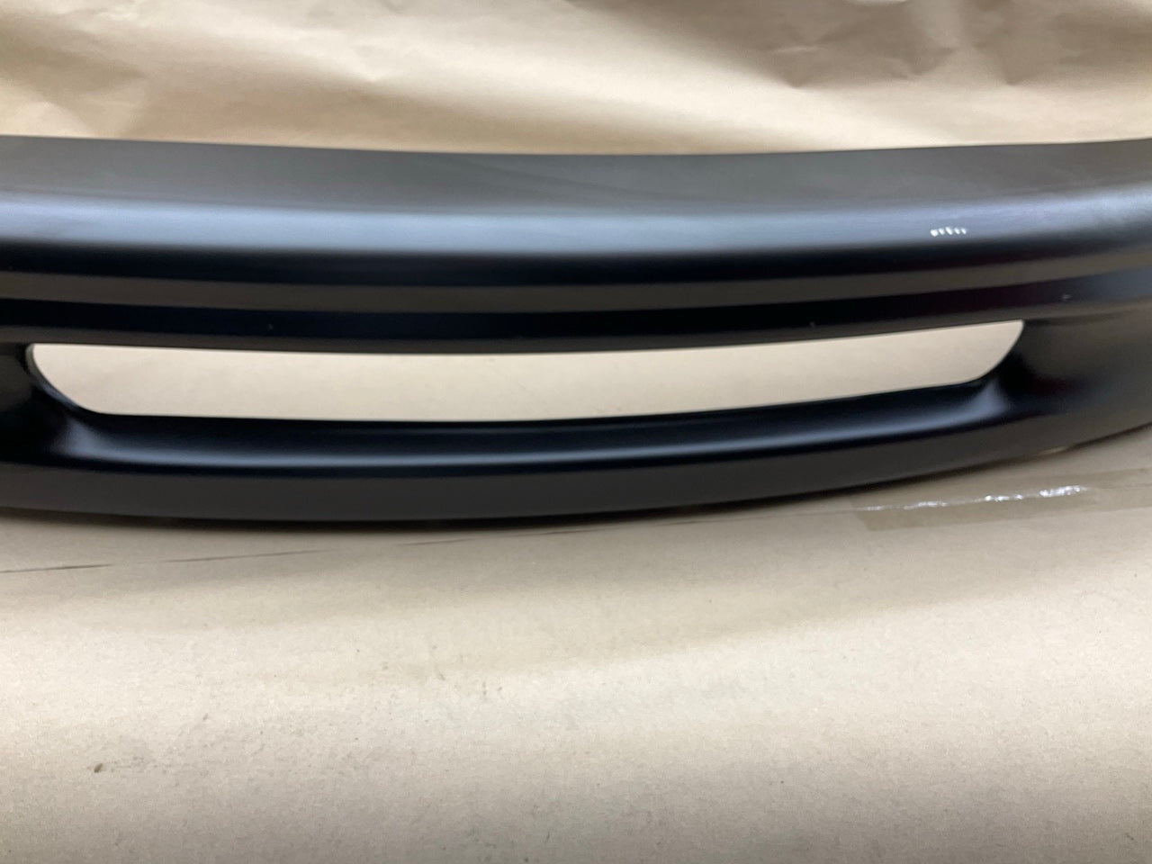 YF-0111-1 Front Steel Black Bumper 1997-1998 Ford F-150 2WD W/O Fog Light Holes