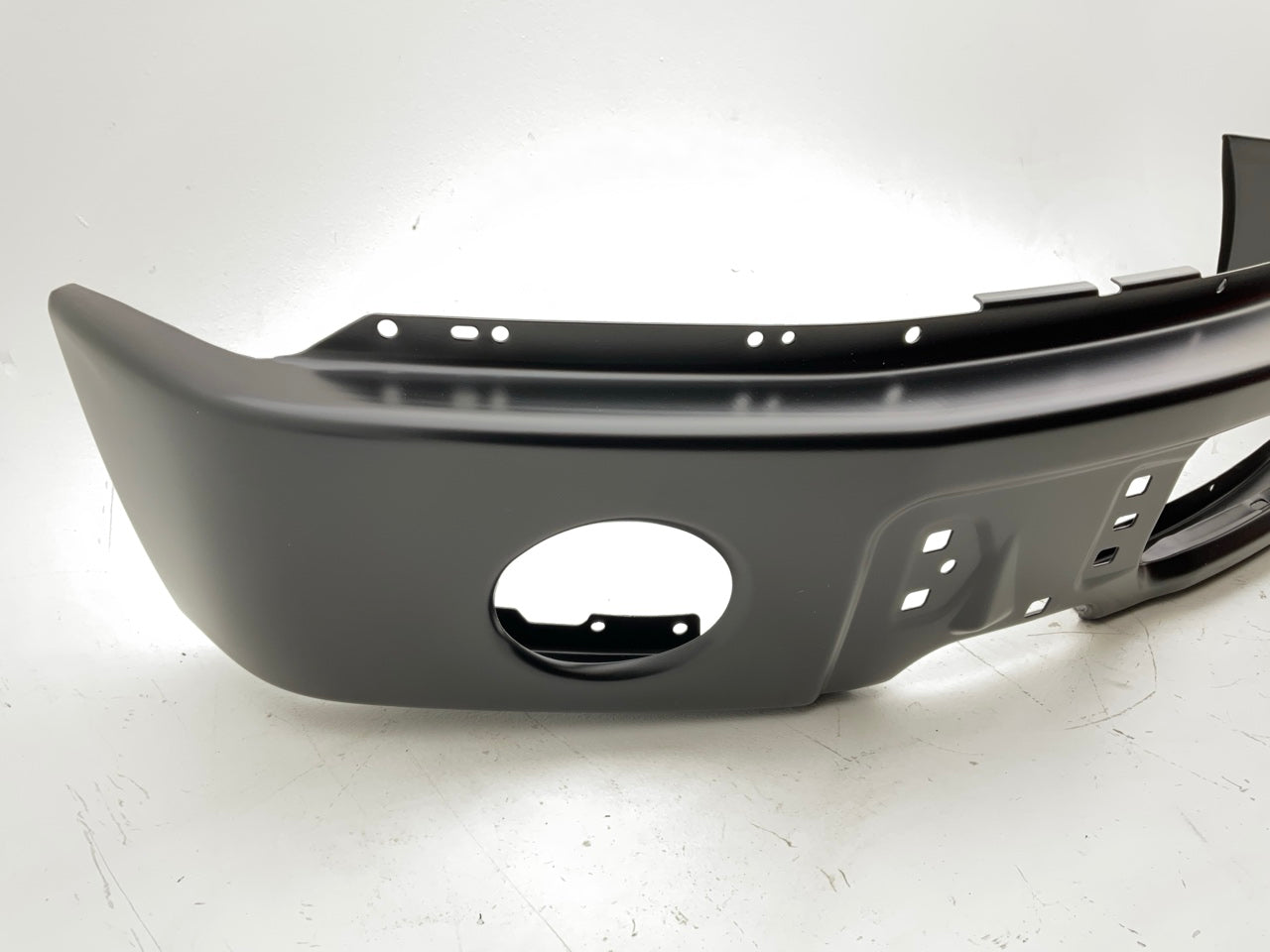 NEW Front Bumper - 2009-2014 Ford F-150 Black With Fog Light Holes