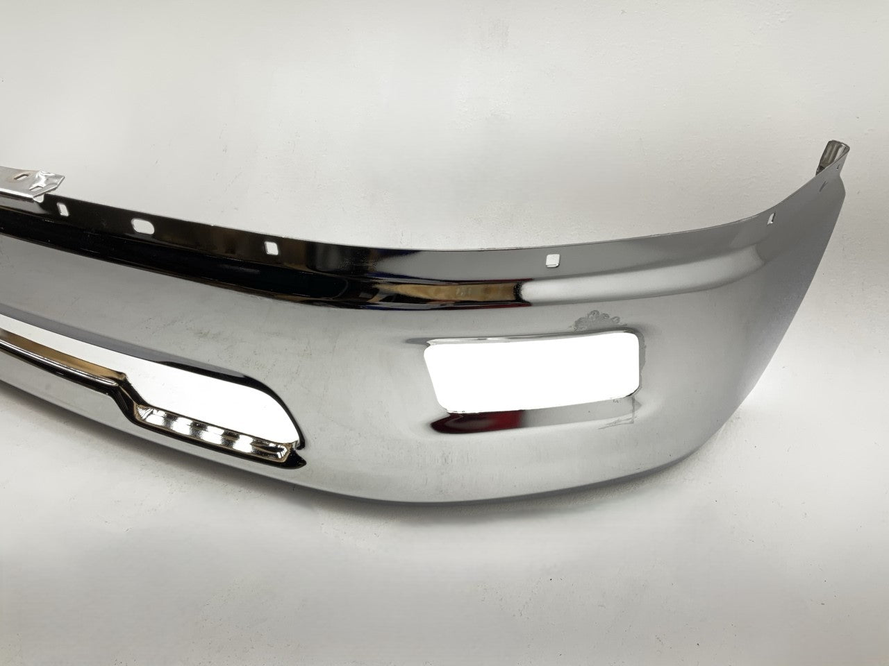 YF0151 Front Chrome Bumper For 2009-2012 Dodge Ram 1500 Pickup Truck W/ Fog Lamp