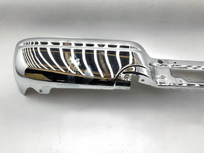 YF0112-3  Rear Chrome Bumper 1999-2007 Ford F-250 F-350 F-450 SD W/O Sensor Hole