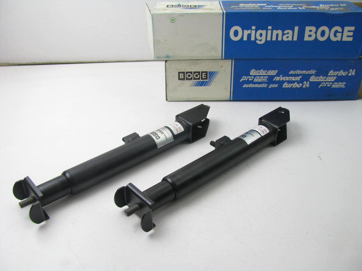 (2) Boge 83-014-0 Front Bumper Impact Shock Pair For 1976-1989 BMW E23 733i 735i