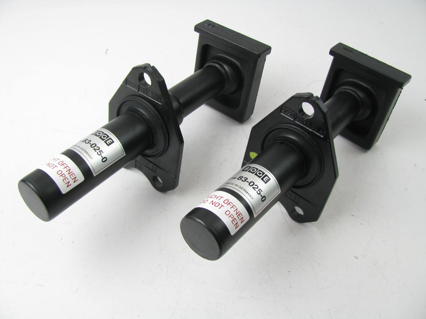 NOS Boge Front Bumper Shocks PAIR OEM Mercedes Benz W123 240D, 280CE, 280E, 300D