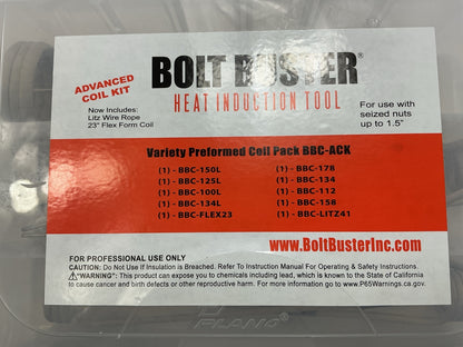 Bolt Buster BB2XACC High Power Heat Induction Tool W/ Advanced Coil Kit