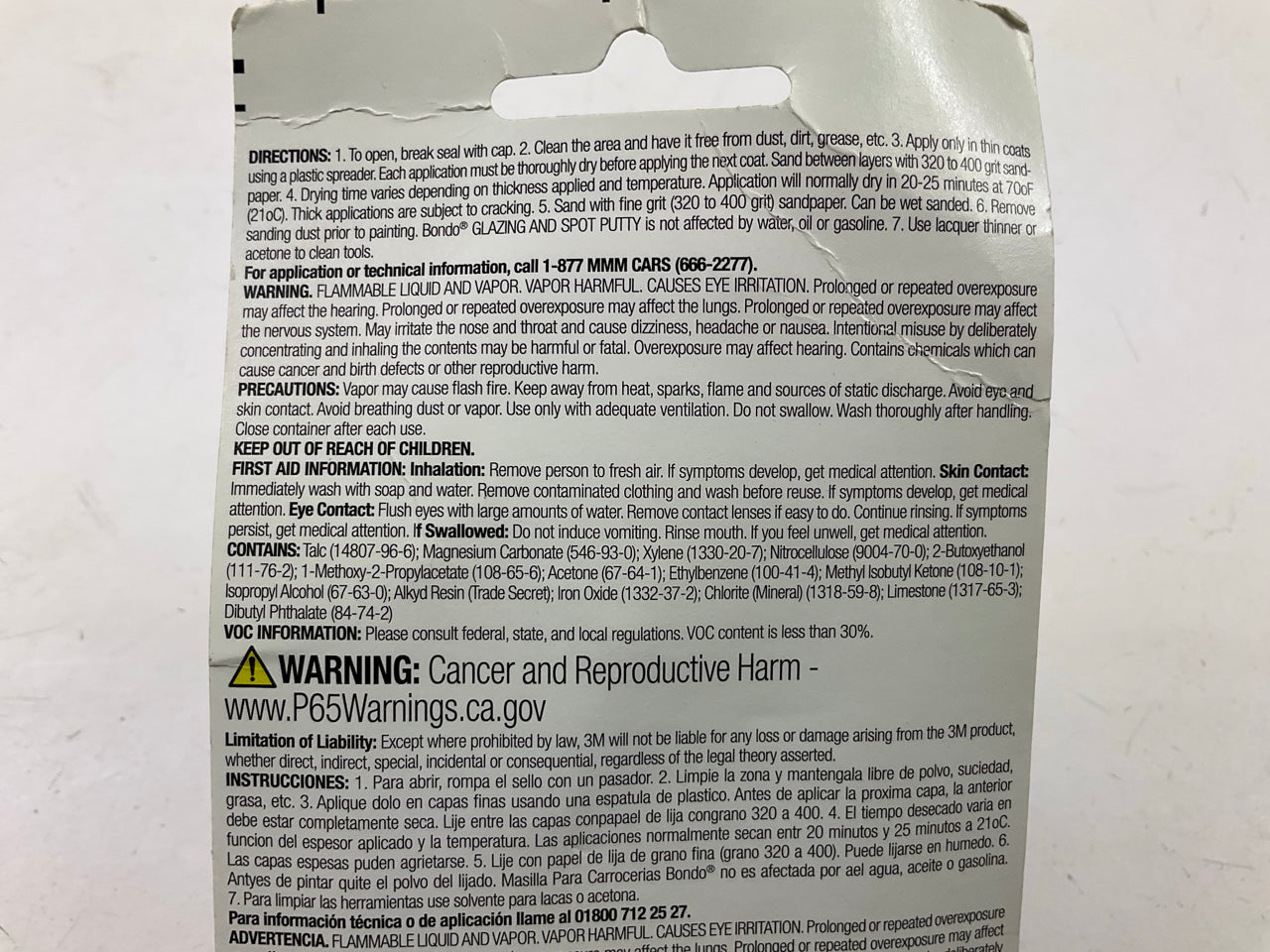 (2) PACKS -  Bondo 907 Glazing And Spot Putty - 4.5 Oz
