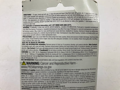 (2) PACKS -  Bondo 907 Glazing And Spot Putty - 4.5 Oz