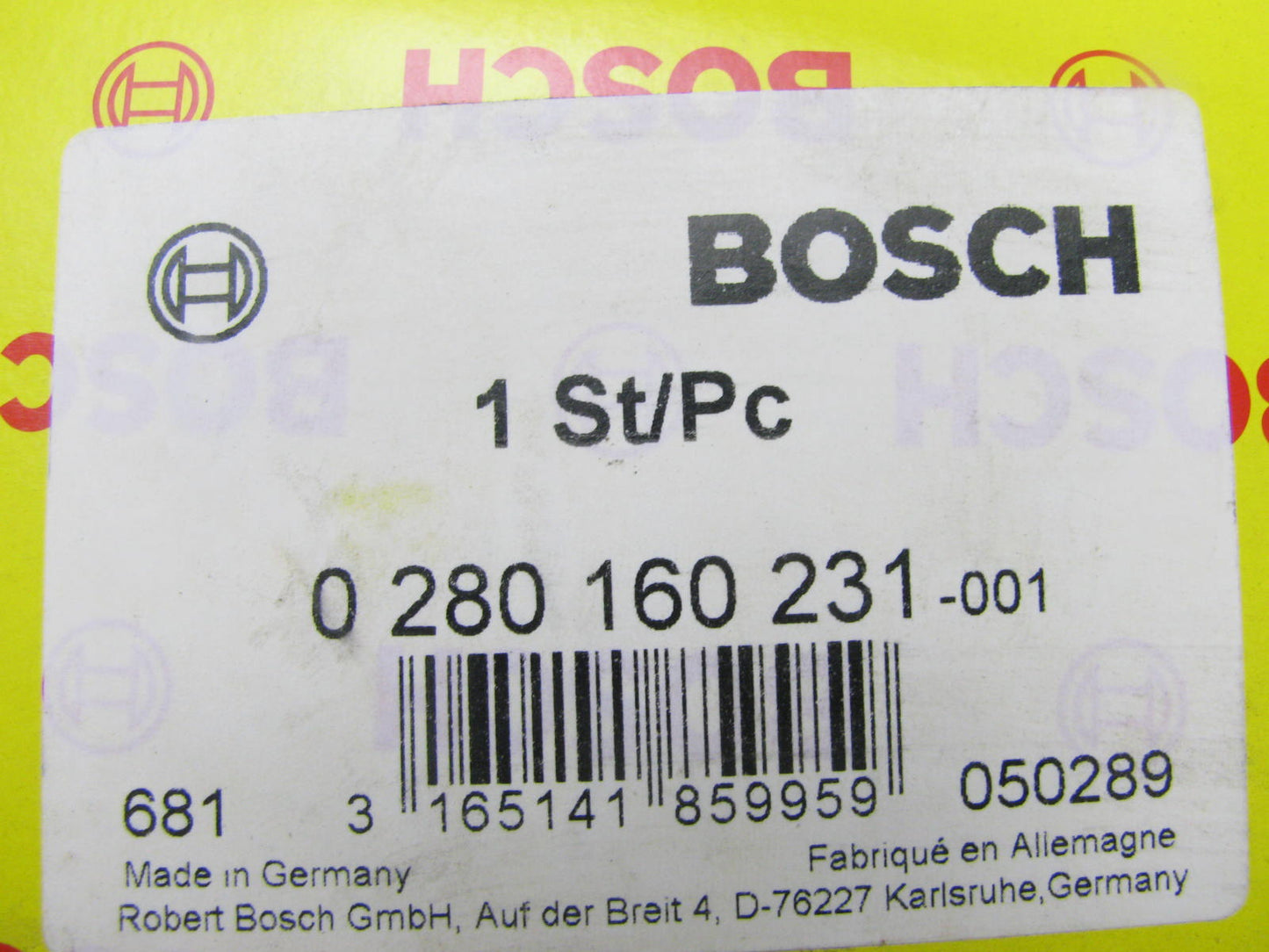 Bosch 0280160231 Fuel Pressure Regulator for 1984-1986 Buick Pontiac 1.8L TURBO