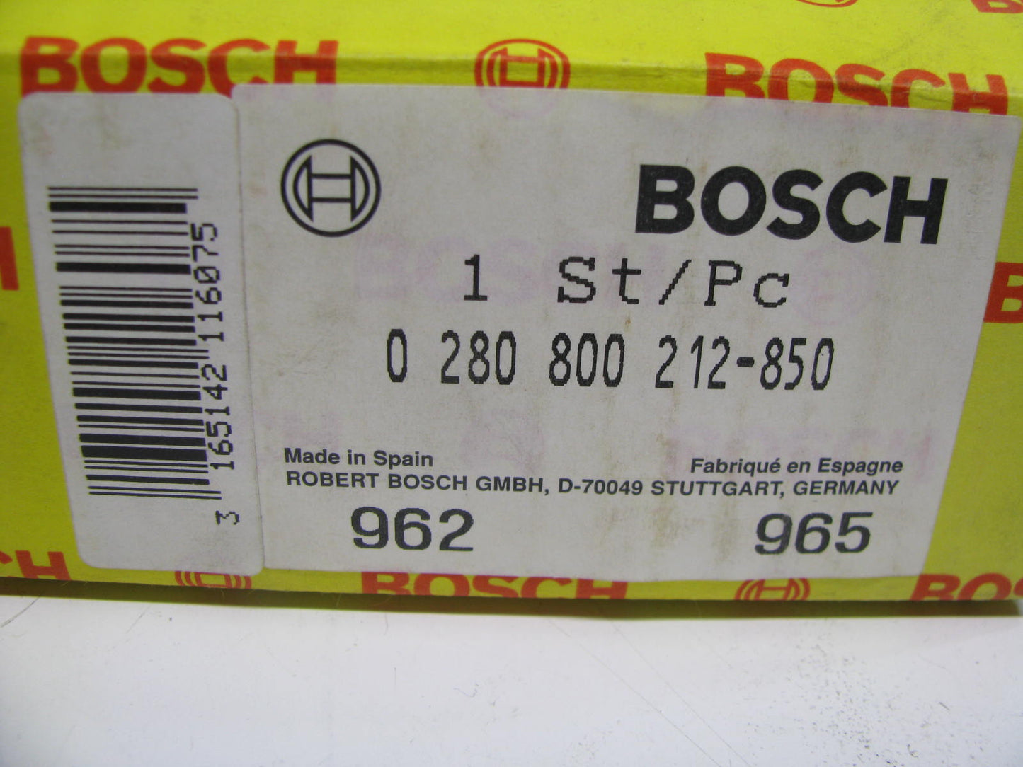 NEW GENUINE OEM Bosch 0280800212 Engine Computer ECU 1987 Mercedes 260E