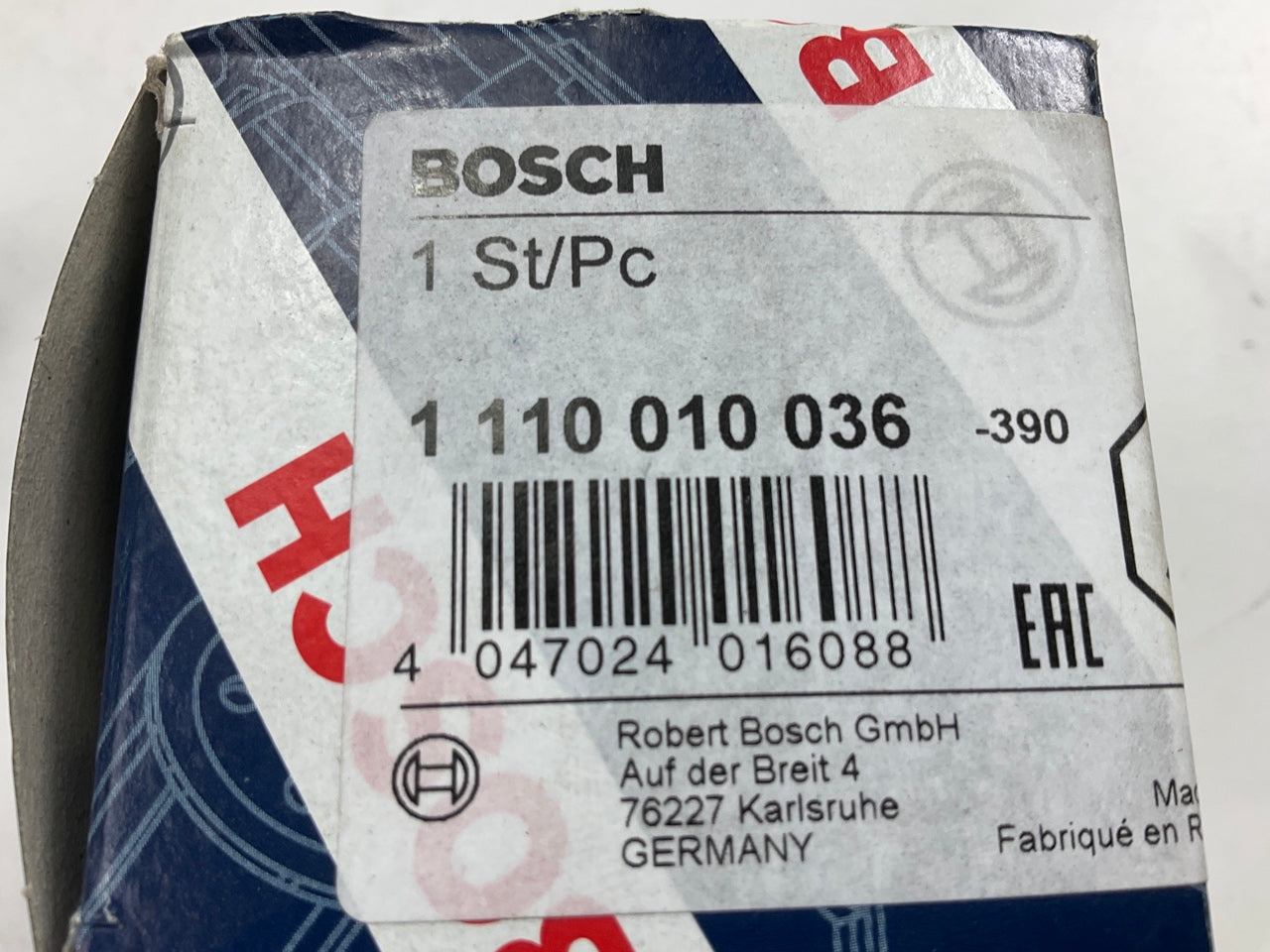 Bosch 1110010036 Diesel Fuel Injection Fuel Rail Pressure Relief Valve