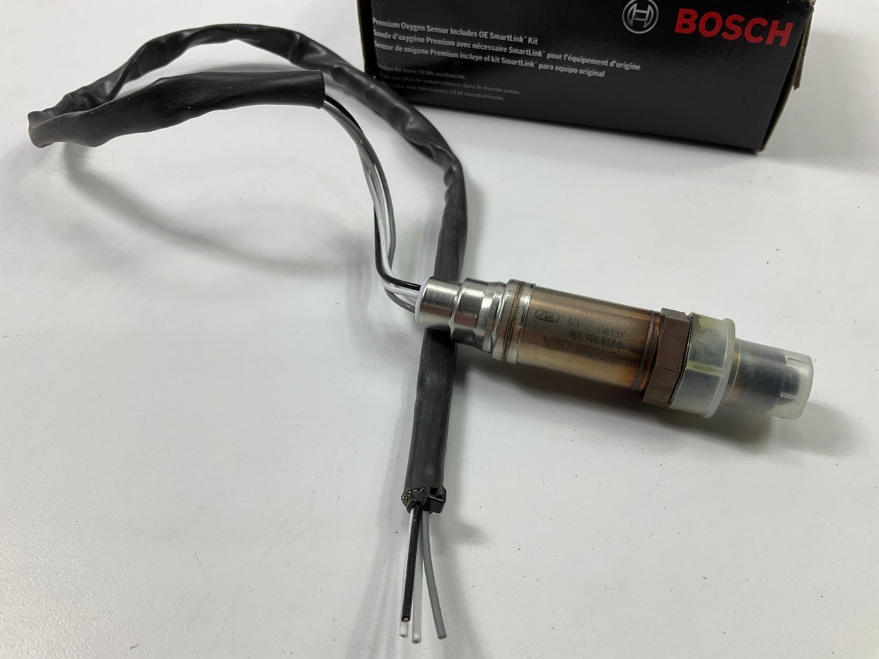 SENSOR ONLY - Universal Bosch 15727 Oxygen O2 Sensor, Splice In Wiring, As Shown