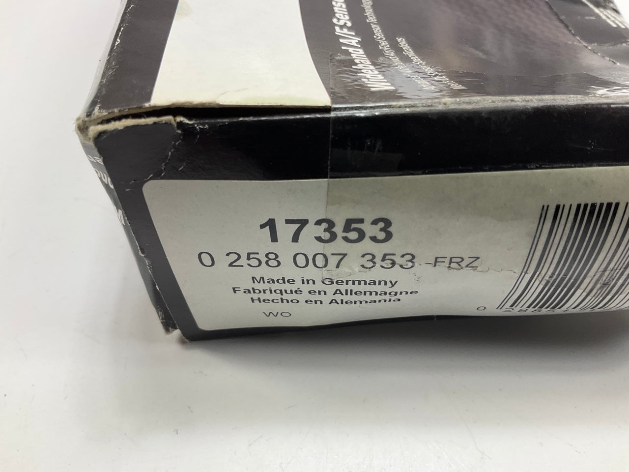 SENSOR ONLY, AS SHOWN - Bosch 17353 Front (Upstream) Oxygen O2 Sensor