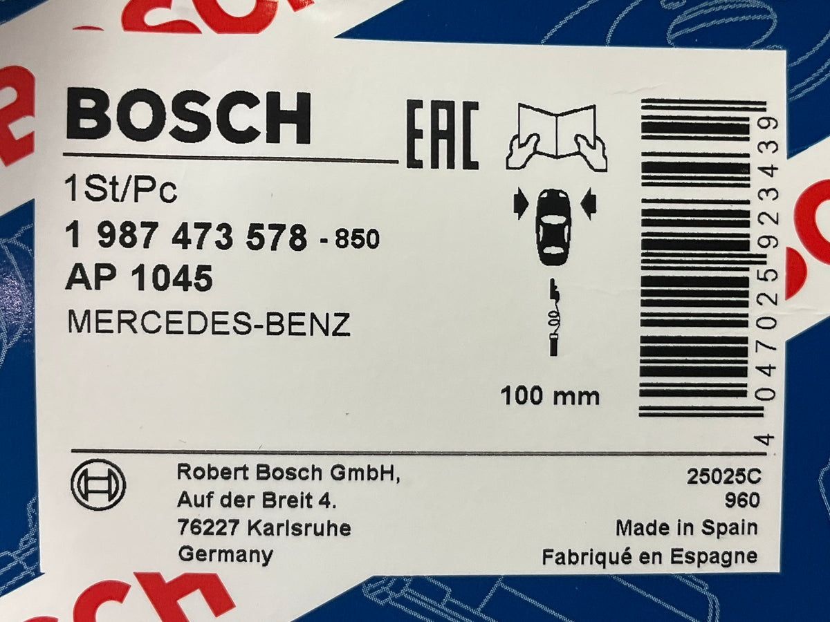 Bosch 1987473578 Brake Pad Wear Sensor For 2003-2009 Mercedes Benz E-Class