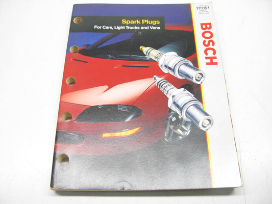 Vintage 1995 Bosch 221101 Spark Plug Parts Catalog - Truck, Car, Industrial Apps