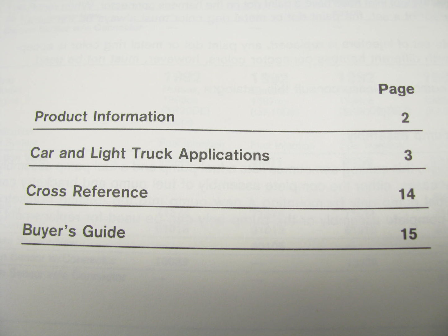 Bosch 221132S Fuel Injection Parts Catalog For Japanese Vehicles - 1995, 17 PGS