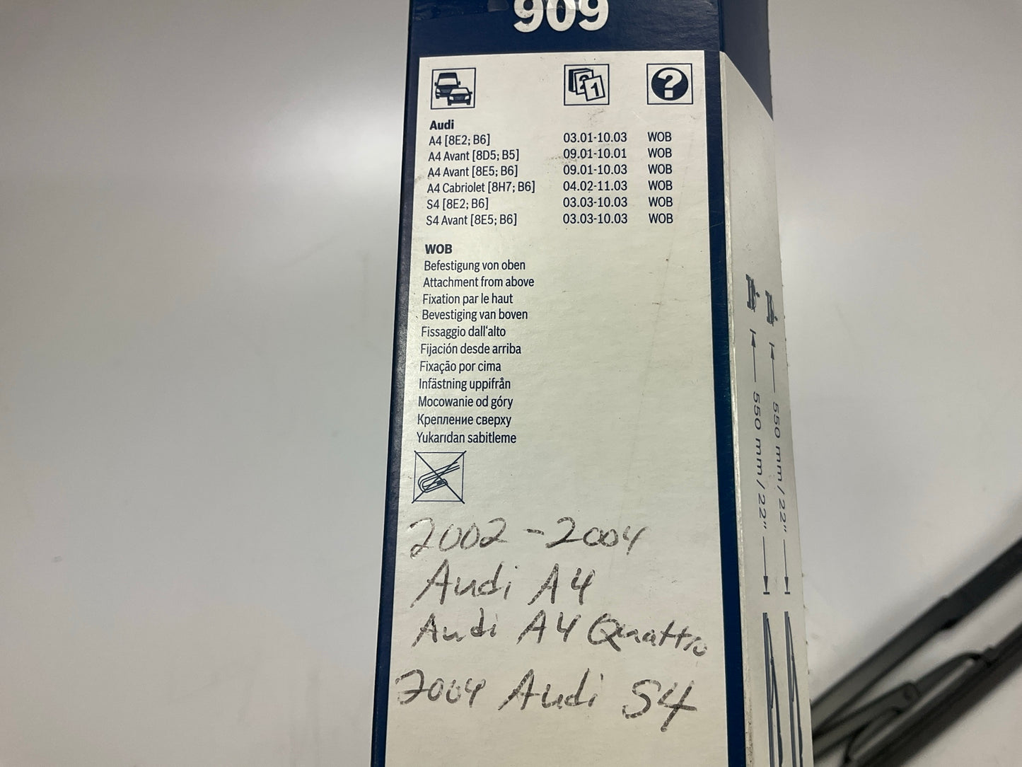 Bosch 3397001909 - 22'' Windshield Wiper Blade Set Of 2