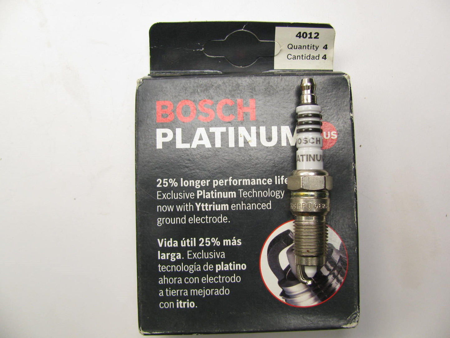 (X4) Bosch 4012 Platinum Plus Spark Plugs