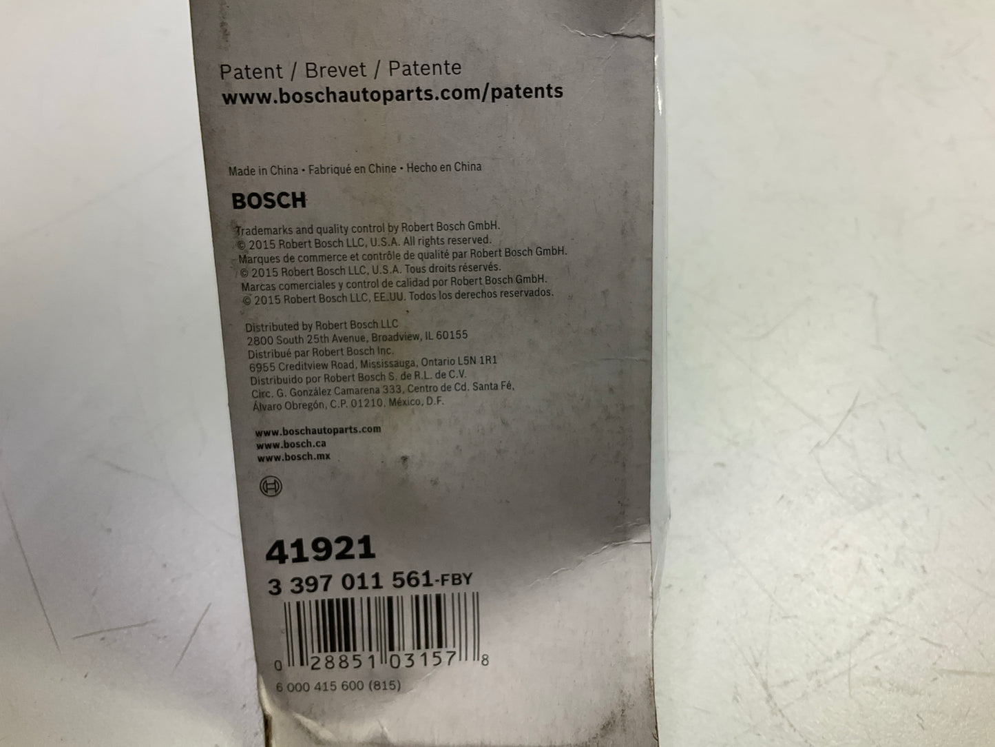 Bosch 41921 Excel+ Windshield Wiper Blade - 21''