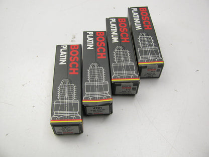(4) Bosch 4201 Platinum Spark Plugs  FR7DPX