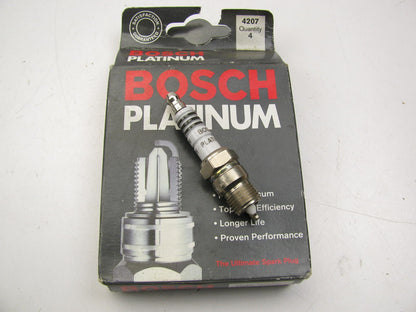 (4) Bosch 4207 PLATINUM Spark Plugs