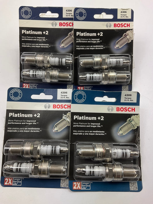 (8) BOSCH 4306 PLATINUM Spark Plugs For 1986-1991 Mercedes-Benz 420SEL 4.2L