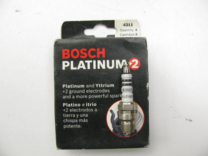 (4) Bosch 4311 Platinum +2 Ignition Spark Plugs