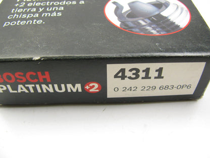 (4) Bosch 4311 Platinum +2 Ignition Spark Plugs