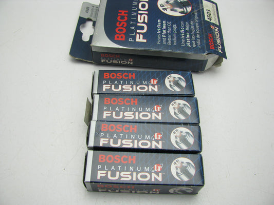 (4) Bosch 4503 Platinum IR Fusion Spark Plug