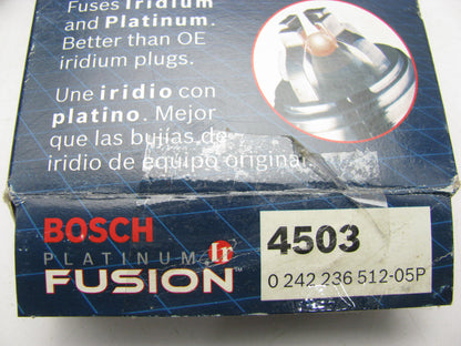(4) Bosch 4503 Platinum IR Fusion Spark Plug