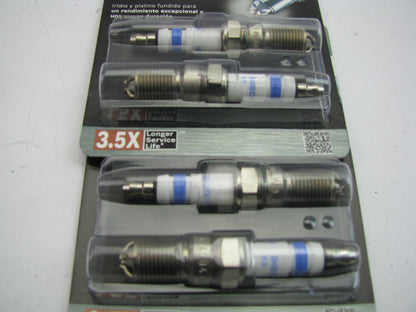 (4) Bosch 4504 Ignition Spark Plugs - Platnium IR Fusion