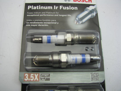 (4) Bosch 4504 Ignition Spark Plugs - Platnium IR Fusion