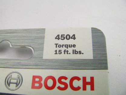 (4) Bosch 4504 Ignition Spark Plugs - Platnium IR Fusion
