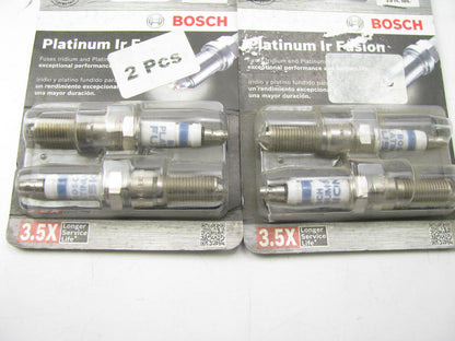 (4) Bosch 4514 Platinum IR Fusion Ignition Spark Plug
