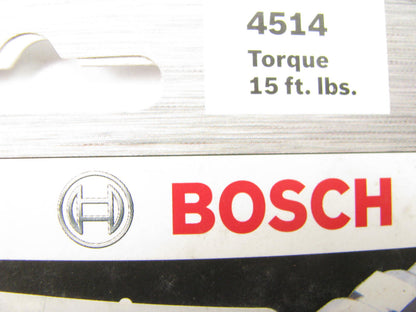 (4) Bosch 4514 Platinum IR Fusion Ignition Spark Plug