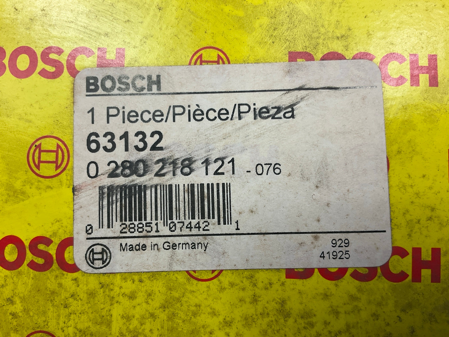 NEW GENUINE OEM Bosch 63132 / 0280218121 MAF Mass Air Flow Sensor
