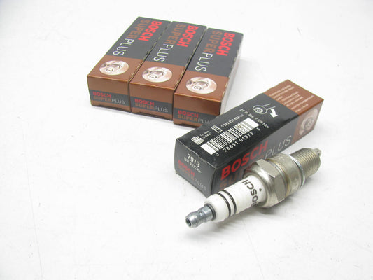 (4) Bosch 7913 Super Plus Ignition Spark Plug - Nickel