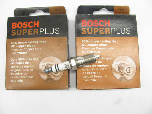 (8) Bosch 7974 Super Ignition Spark Plugs -  Nickel