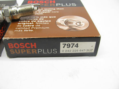 (8) Bosch 7974 Super Ignition Spark Plugs -  Nickel